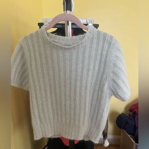 Vintage silk angora knit sweater